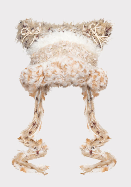 Oat Beige - Cat Ear Jellyfish Hat