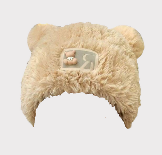 Cute Bear Ears Thickened Beanie