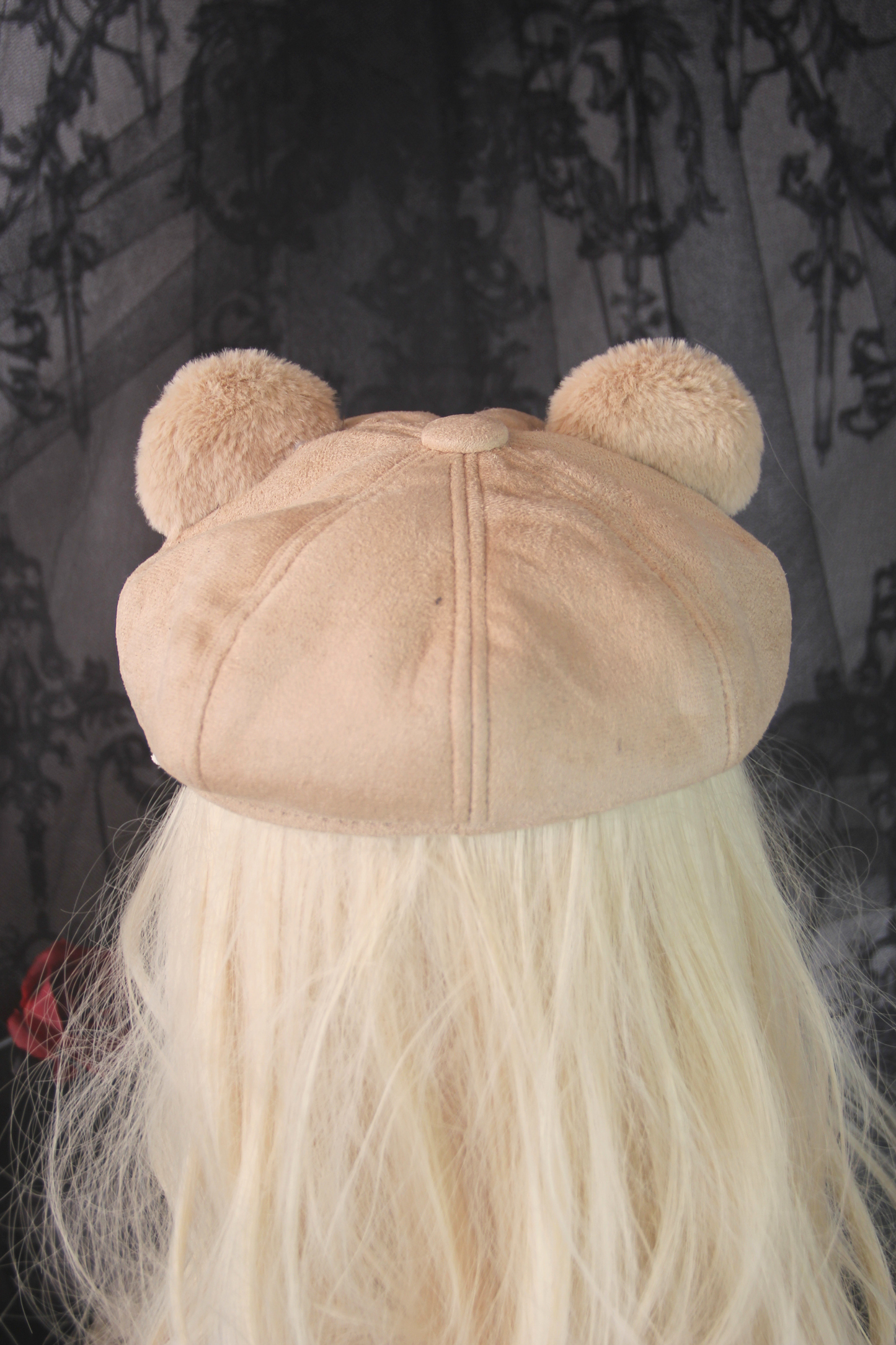 Cherry Cream Bear Cap